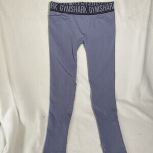 Gymshark Leggings Women's Size S Gray/ Black, Stretch Athletic Workout Gym EUC